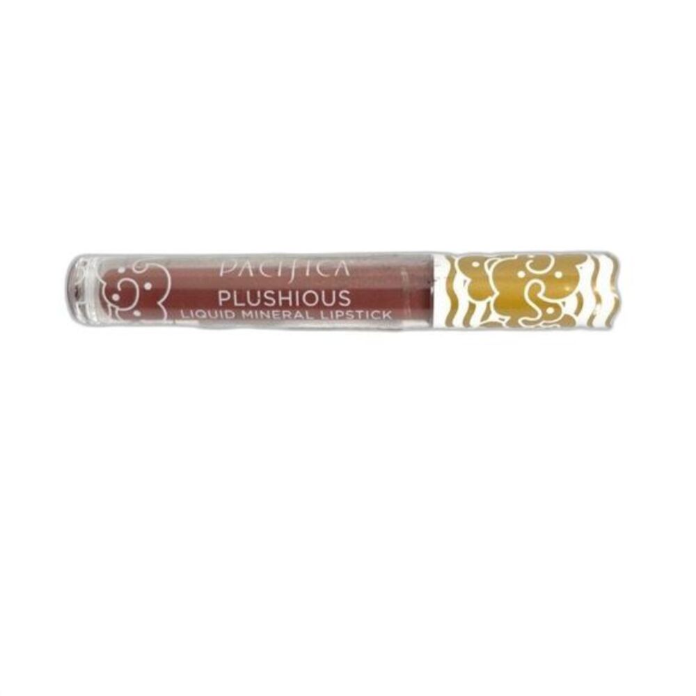Pacifica Plushious Flawless Liquid Lipstick Brown Red